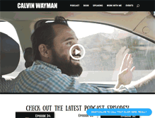 Tablet Screenshot of calvinwayman.com